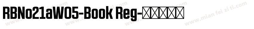 RBNo21aW05-Book Reg字体转换